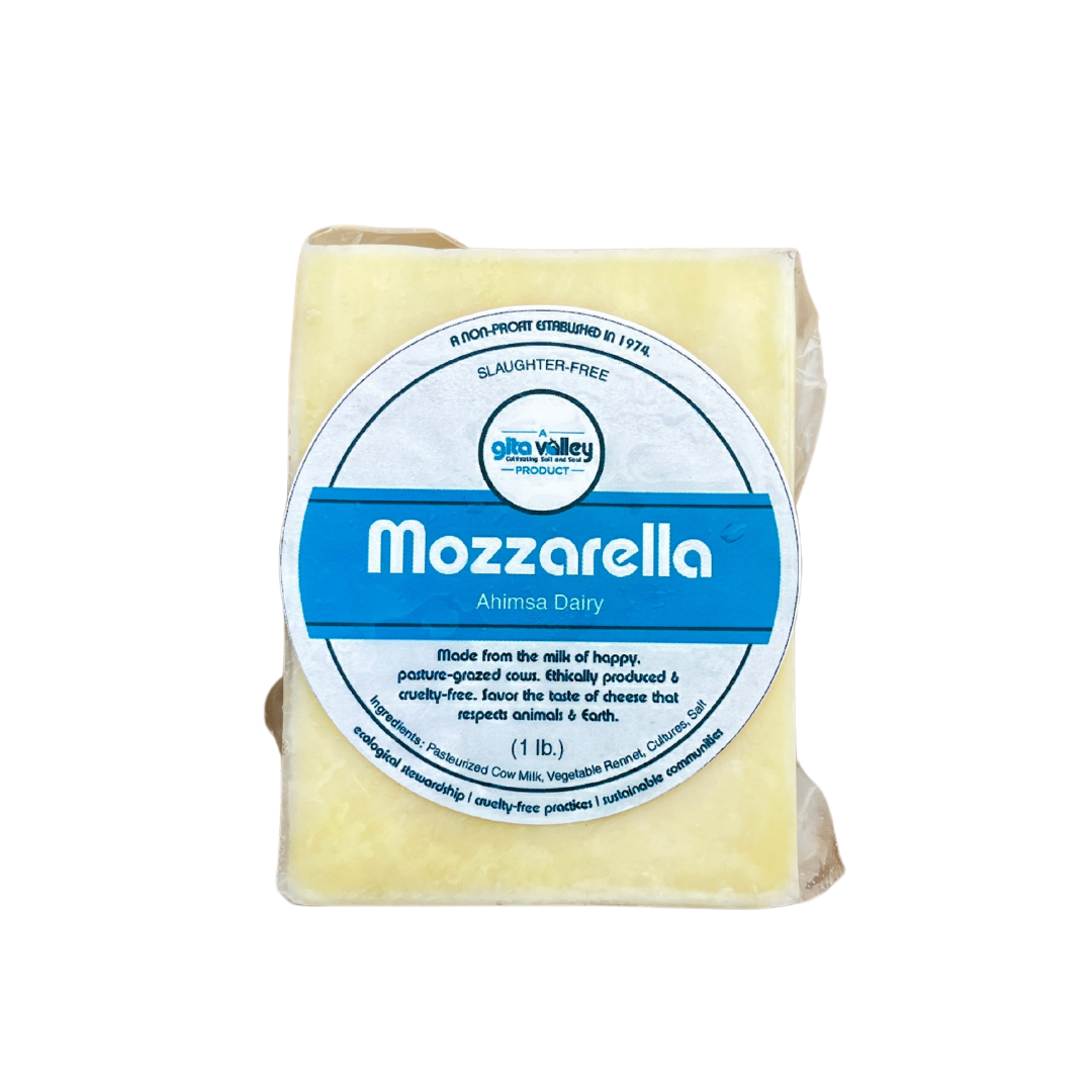 Ahimsa Mozzarella Cheese — 1 lb