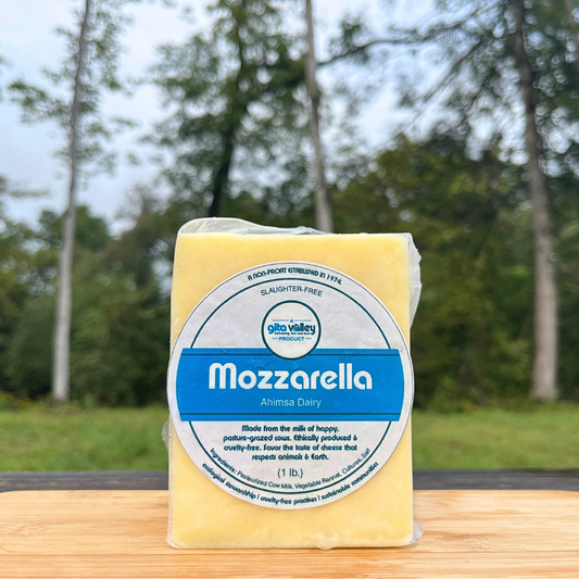 Ahimsa Mozzarella Cheese — 1 lb