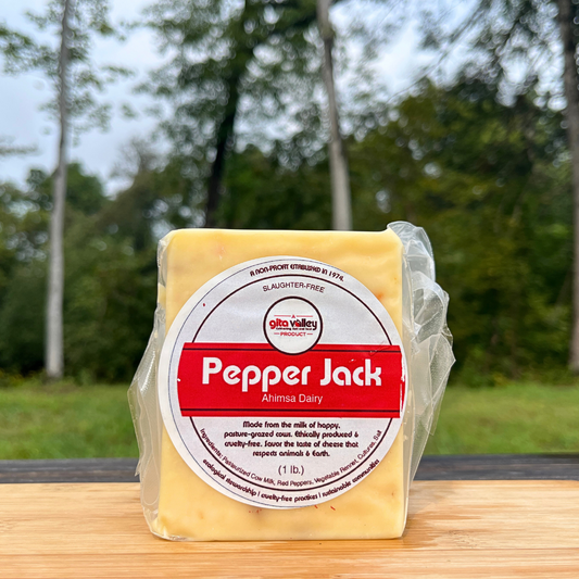 Ahimsa Pepper Jack Cheese — 1 lb